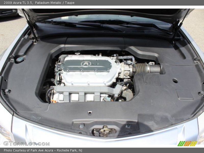 Palladium Metallic / Taupe 2009 Acura TL 3.5
