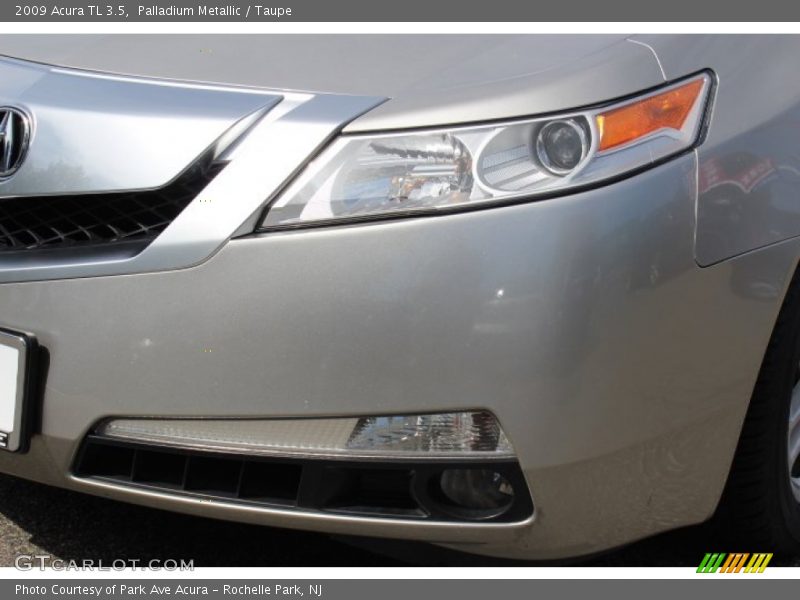 Palladium Metallic / Taupe 2009 Acura TL 3.5