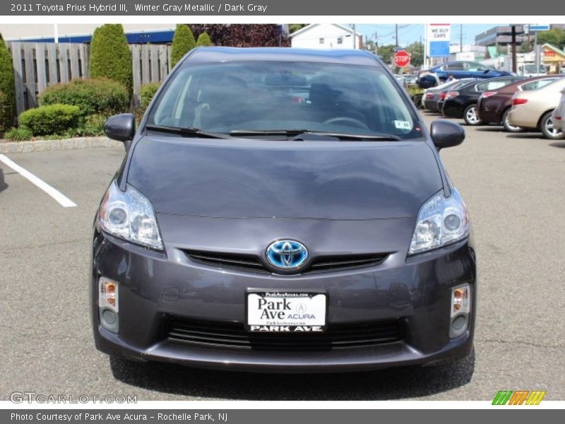 Winter Gray Metallic / Dark Gray 2011 Toyota Prius Hybrid III