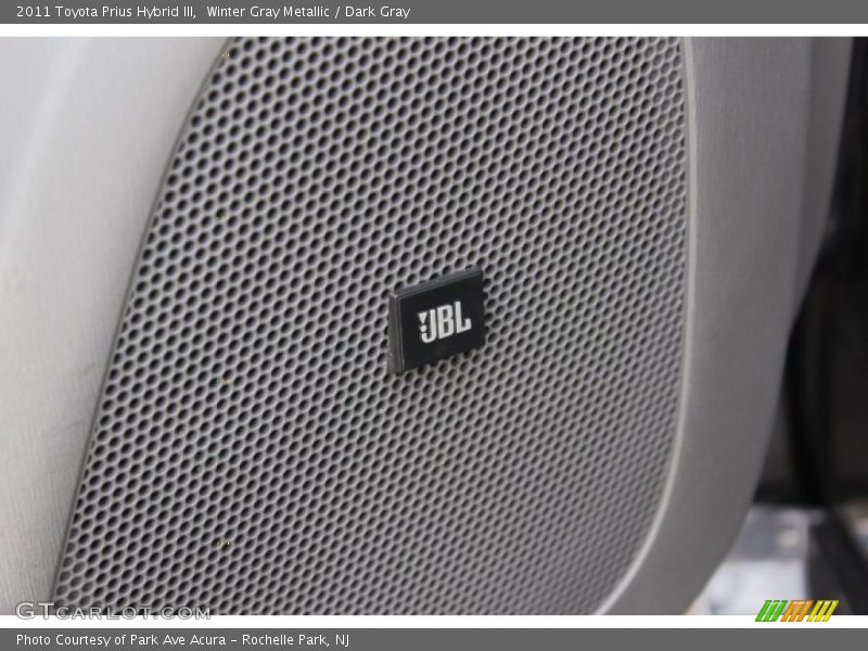 Winter Gray Metallic / Dark Gray 2011 Toyota Prius Hybrid III