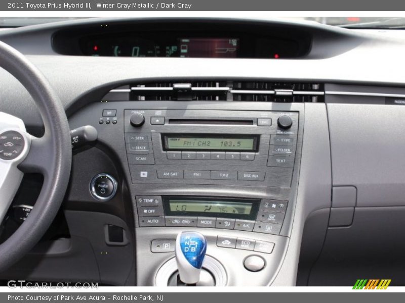 Winter Gray Metallic / Dark Gray 2011 Toyota Prius Hybrid III