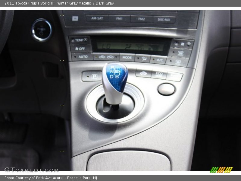 Winter Gray Metallic / Dark Gray 2011 Toyota Prius Hybrid III
