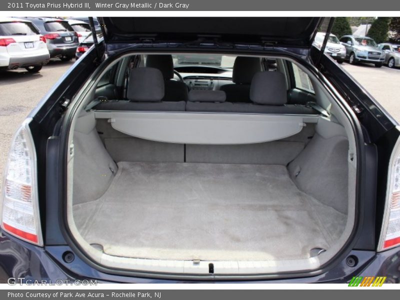 Winter Gray Metallic / Dark Gray 2011 Toyota Prius Hybrid III