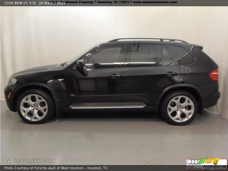 Jet Black / Black 2008 BMW X5 4.8i