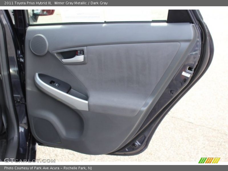 Winter Gray Metallic / Dark Gray 2011 Toyota Prius Hybrid III