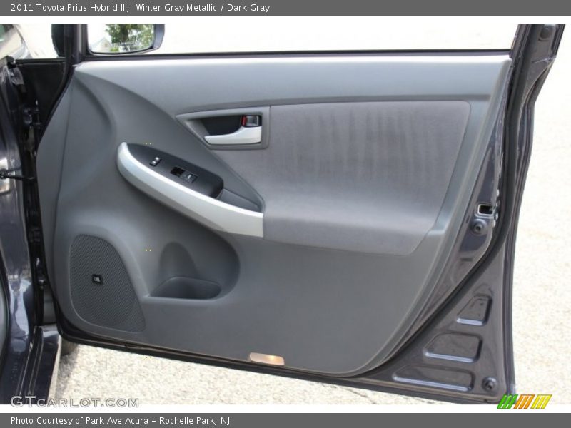Winter Gray Metallic / Dark Gray 2011 Toyota Prius Hybrid III