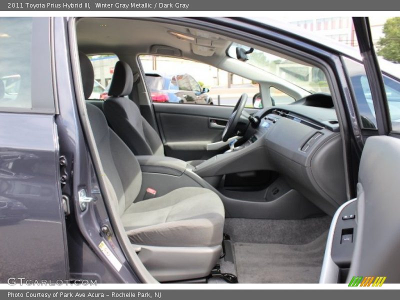 Winter Gray Metallic / Dark Gray 2011 Toyota Prius Hybrid III