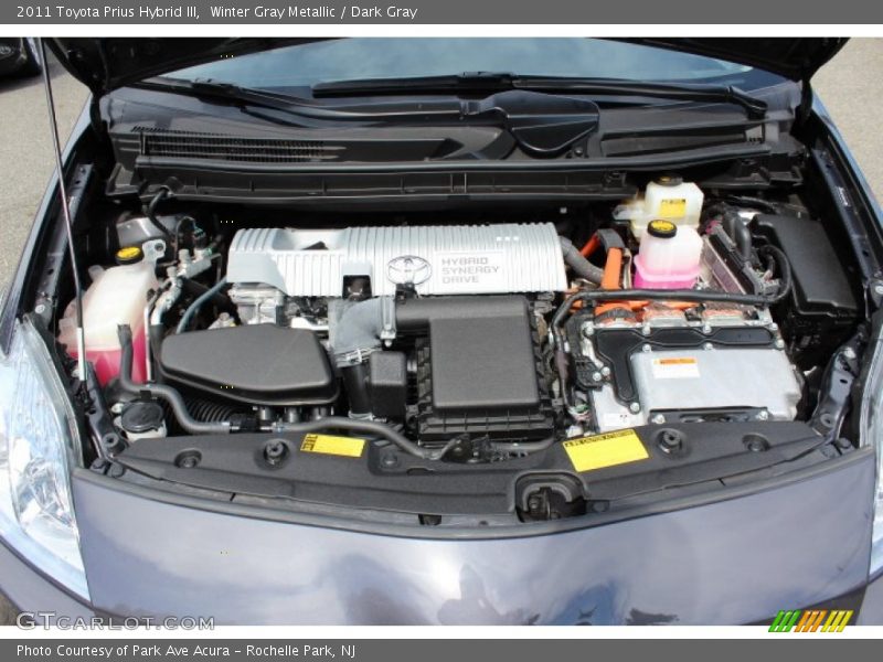 Winter Gray Metallic / Dark Gray 2011 Toyota Prius Hybrid III