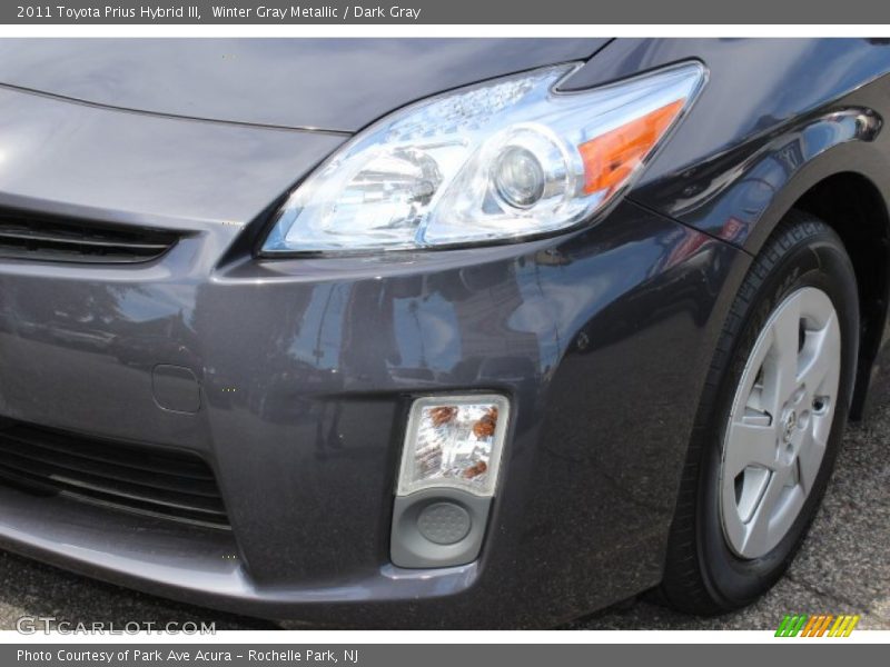 Winter Gray Metallic / Dark Gray 2011 Toyota Prius Hybrid III