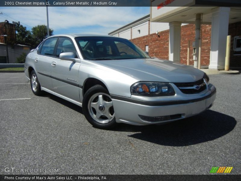 Galaxy Silver Metallic / Medium Gray 2001 Chevrolet Impala LS