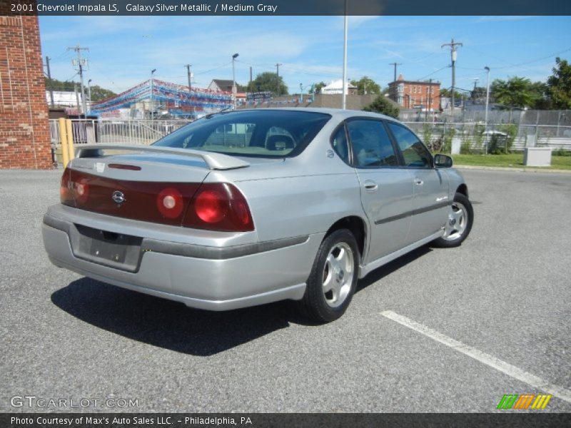 Galaxy Silver Metallic / Medium Gray 2001 Chevrolet Impala LS