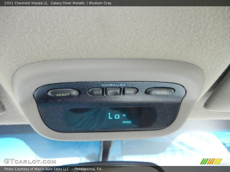 Galaxy Silver Metallic / Medium Gray 2001 Chevrolet Impala LS