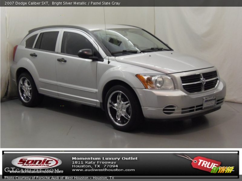 Bright Silver Metallic / Pastel Slate Gray 2007 Dodge Caliber SXT