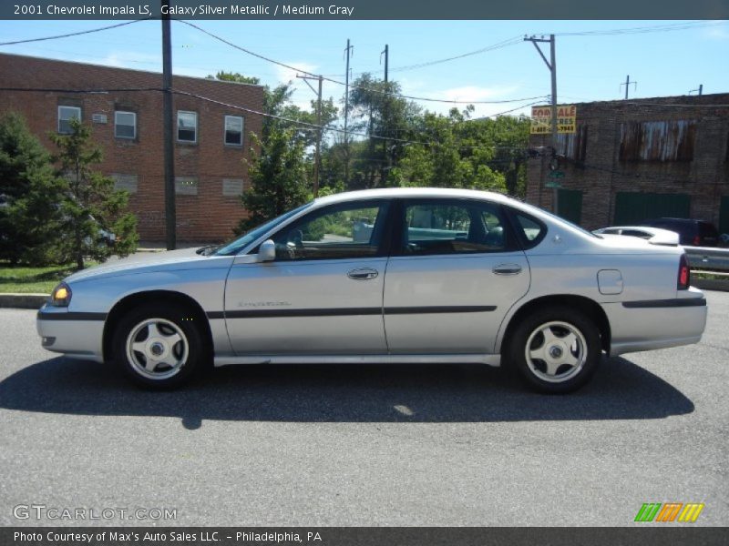 Galaxy Silver Metallic / Medium Gray 2001 Chevrolet Impala LS