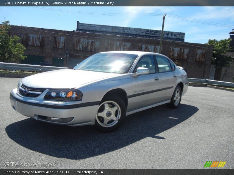 Galaxy Silver Metallic / Medium Gray 2001 Chevrolet Impala LS