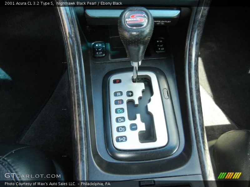Nighthawk Black Pearl / Ebony Black 2001 Acura CL 3.2 Type S