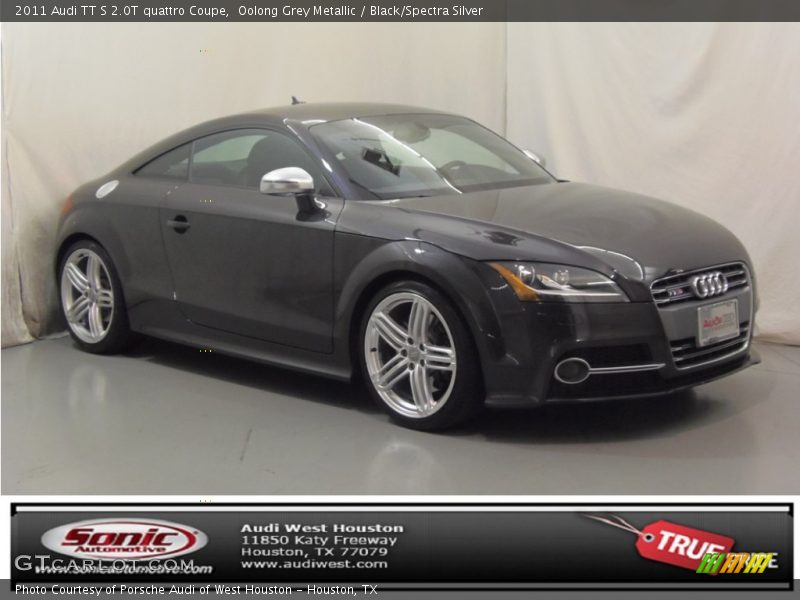 Oolong Grey Metallic / Black/Spectra Silver 2011 Audi TT S 2.0T quattro Coupe