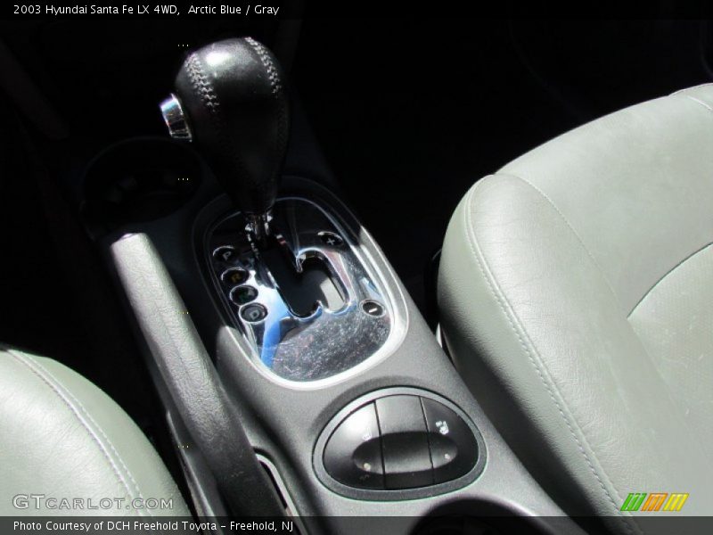 Arctic Blue / Gray 2003 Hyundai Santa Fe LX 4WD