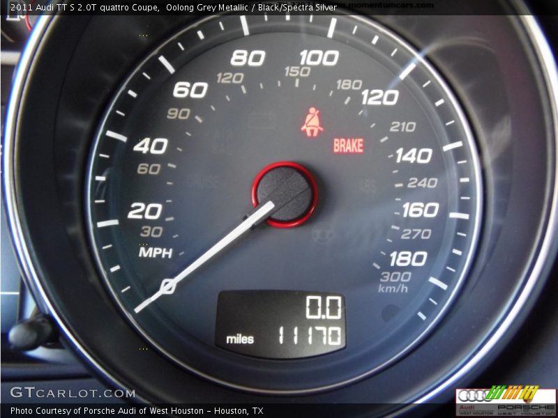 Oolong Grey Metallic / Black/Spectra Silver 2011 Audi TT S 2.0T quattro Coupe