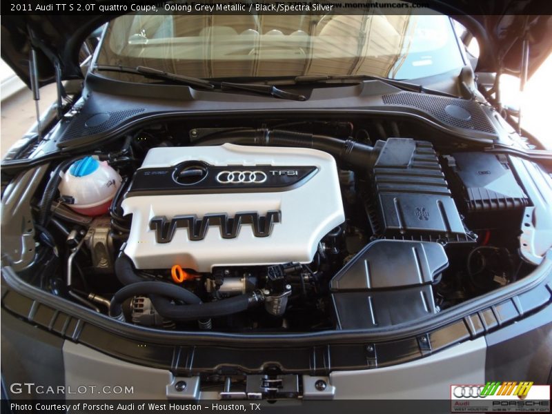 Oolong Grey Metallic / Black/Spectra Silver 2011 Audi TT S 2.0T quattro Coupe