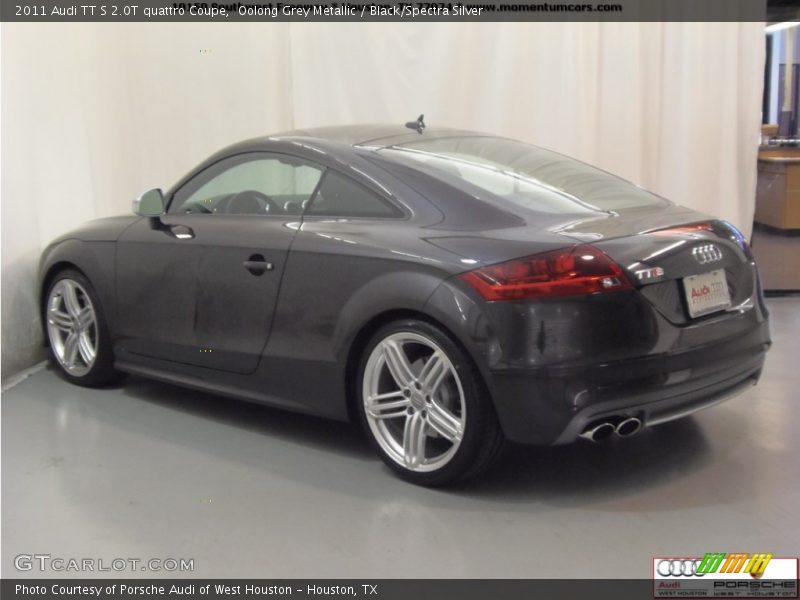 Oolong Grey Metallic / Black/Spectra Silver 2011 Audi TT S 2.0T quattro Coupe
