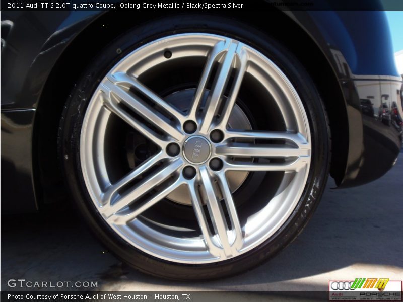 Oolong Grey Metallic / Black/Spectra Silver 2011 Audi TT S 2.0T quattro Coupe