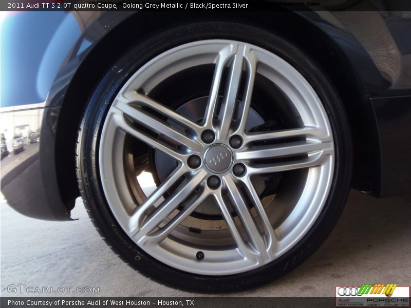 Oolong Grey Metallic / Black/Spectra Silver 2011 Audi TT S 2.0T quattro Coupe