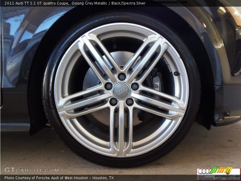 Oolong Grey Metallic / Black/Spectra Silver 2011 Audi TT S 2.0T quattro Coupe