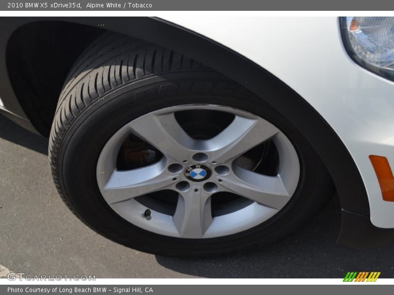 Alpine White / Tobacco 2010 BMW X5 xDrive35d