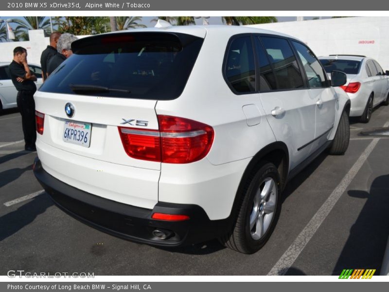 Alpine White / Tobacco 2010 BMW X5 xDrive35d