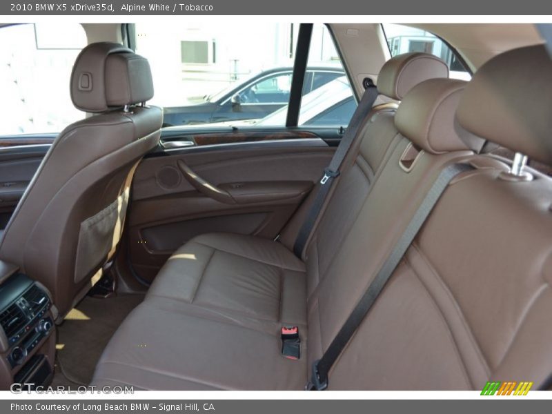 Alpine White / Tobacco 2010 BMW X5 xDrive35d