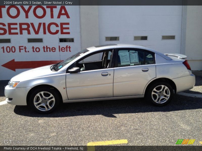 Silver Nickel / Grey 2004 Saturn ION 3 Sedan