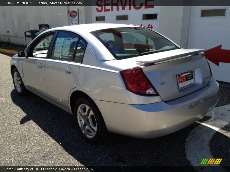 Silver Nickel / Grey 2004 Saturn ION 3 Sedan