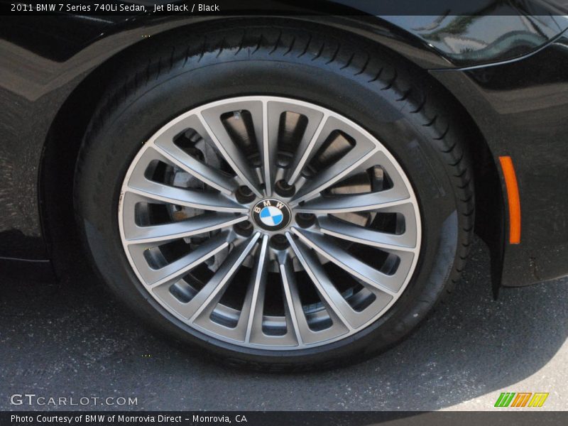 Jet Black / Black 2011 BMW 7 Series 740Li Sedan