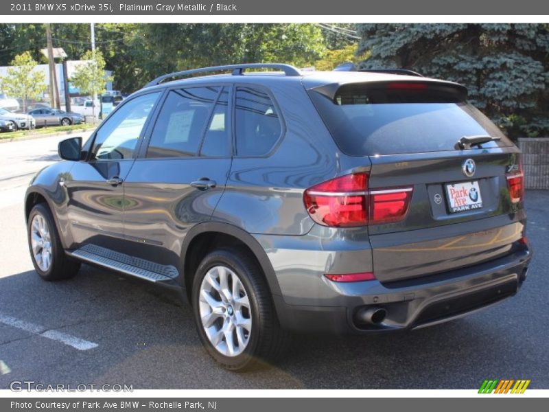 Platinum Gray Metallic / Black 2011 BMW X5 xDrive 35i