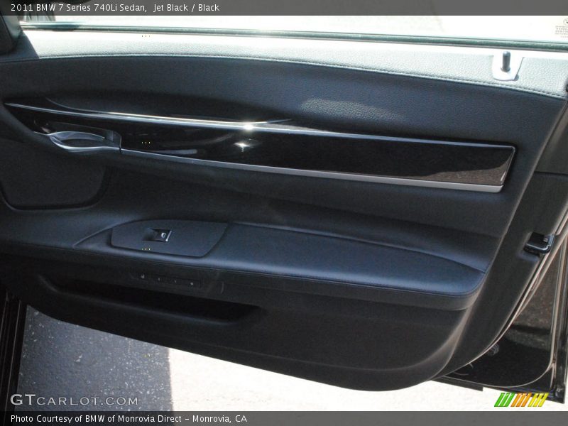 Jet Black / Black 2011 BMW 7 Series 740Li Sedan