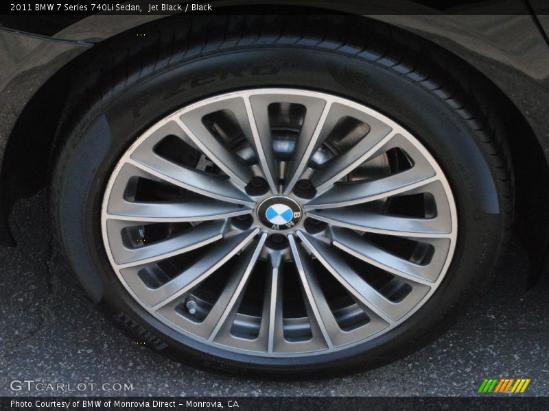 Jet Black / Black 2011 BMW 7 Series 740Li Sedan