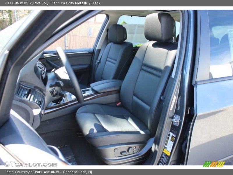 Platinum Gray Metallic / Black 2011 BMW X5 xDrive 35i