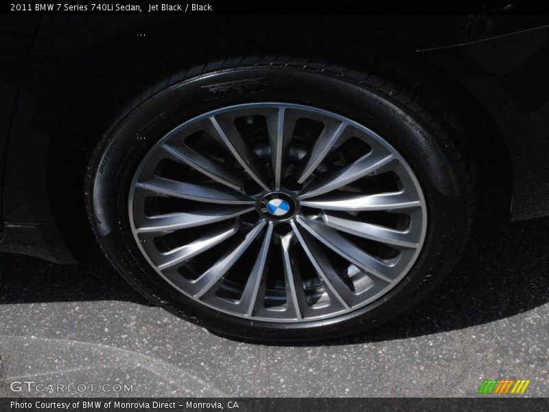 Jet Black / Black 2011 BMW 7 Series 740Li Sedan