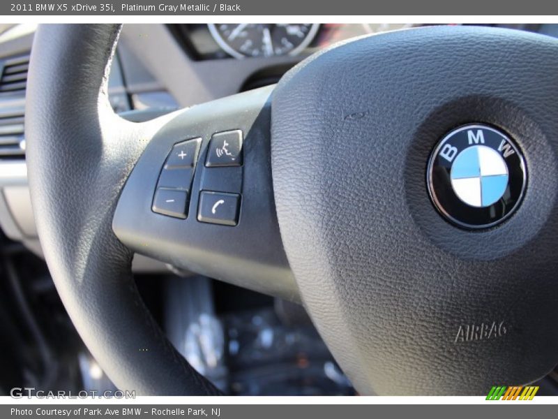 Platinum Gray Metallic / Black 2011 BMW X5 xDrive 35i
