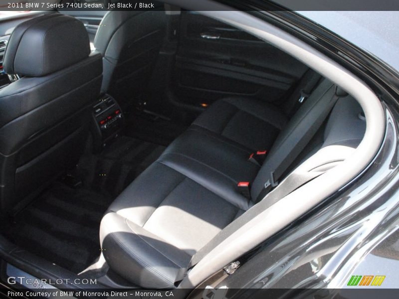 Jet Black / Black 2011 BMW 7 Series 740Li Sedan