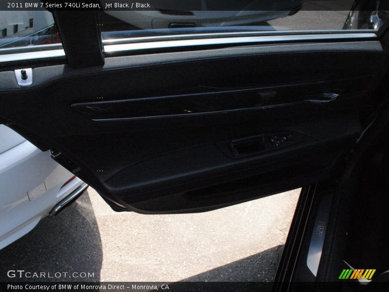 Jet Black / Black 2011 BMW 7 Series 740Li Sedan
