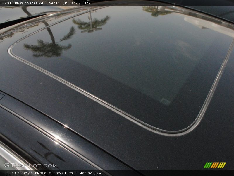 Jet Black / Black 2011 BMW 7 Series 740Li Sedan