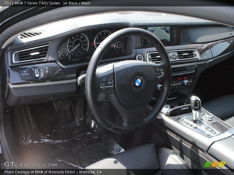 Jet Black / Black 2011 BMW 7 Series 740Li Sedan