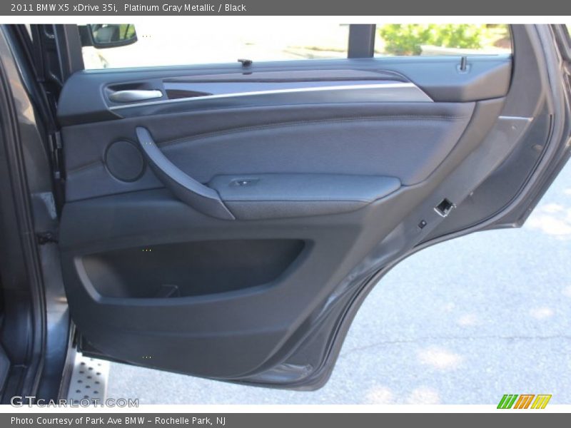 Platinum Gray Metallic / Black 2011 BMW X5 xDrive 35i