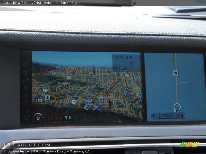 Jet Black / Black 2011 BMW 7 Series 740Li Sedan