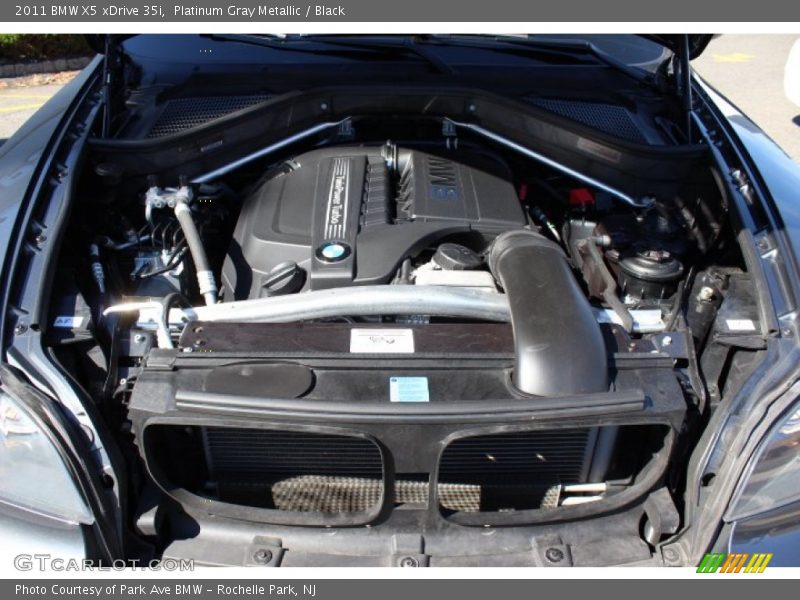 Platinum Gray Metallic / Black 2011 BMW X5 xDrive 35i