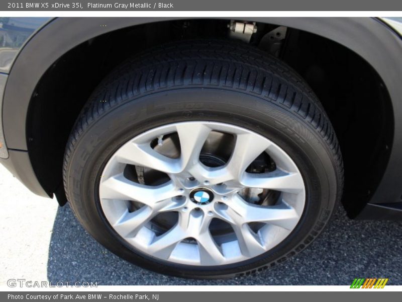 Platinum Gray Metallic / Black 2011 BMW X5 xDrive 35i