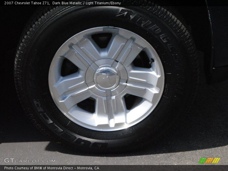 Dark Blue Metallic / Light Titanium/Ebony 2007 Chevrolet Tahoe Z71