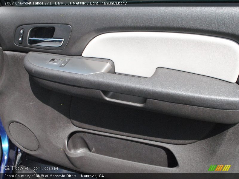 Dark Blue Metallic / Light Titanium/Ebony 2007 Chevrolet Tahoe Z71
